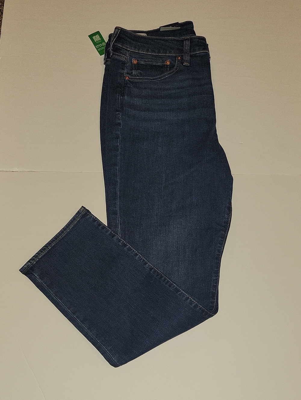 Womens Gap SZ 31/12 Dark Blue Straight Fit Jeans